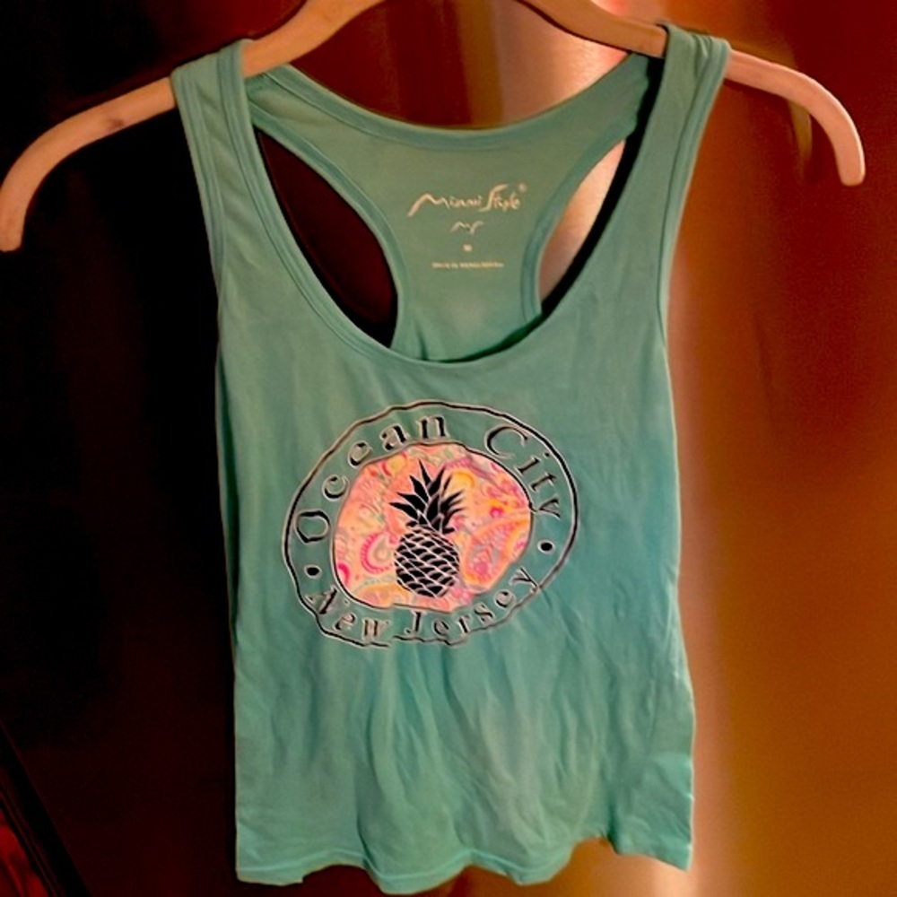 Ocean City Racerback Tank 🌊🍍 - Picture 6 of 12